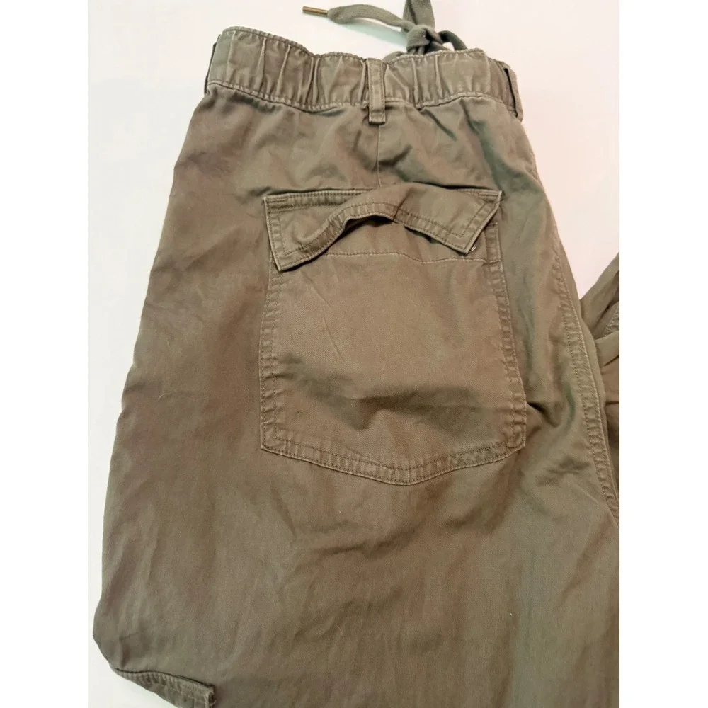 Polo Ralph Lauren Mens Olive Green Cargo Jogger Pants M Utility Elastic Waist